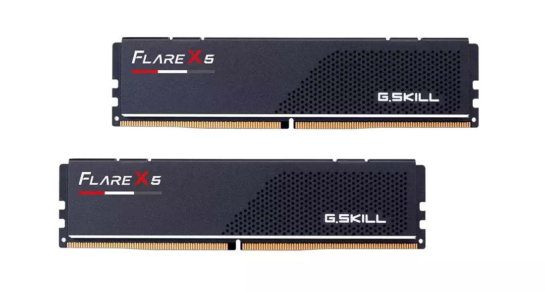 G.Skill Flare X5 DDR5 96GB RAM με 2x48GB Modules και Ταχύτητα 5600 για Desktop F5-5600J4040D48GX2-FX5 - Image 1