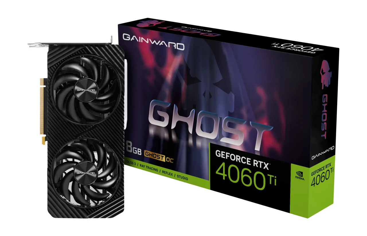 Gainward GeForce RTX 4060 Ti 8GB GDDR6 Ghost Κάρτα Γραφικών NE6406T019P1-1060B - Image 1