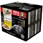 Sheba Select Slices Υγρή Τροφή για Ενήλικες Γάτες σε Φακελάκι με Γαλοπούλα, Κοτόπουλο και Πουλερικά χωρίς Γλουτένη 32x85gr 318533
