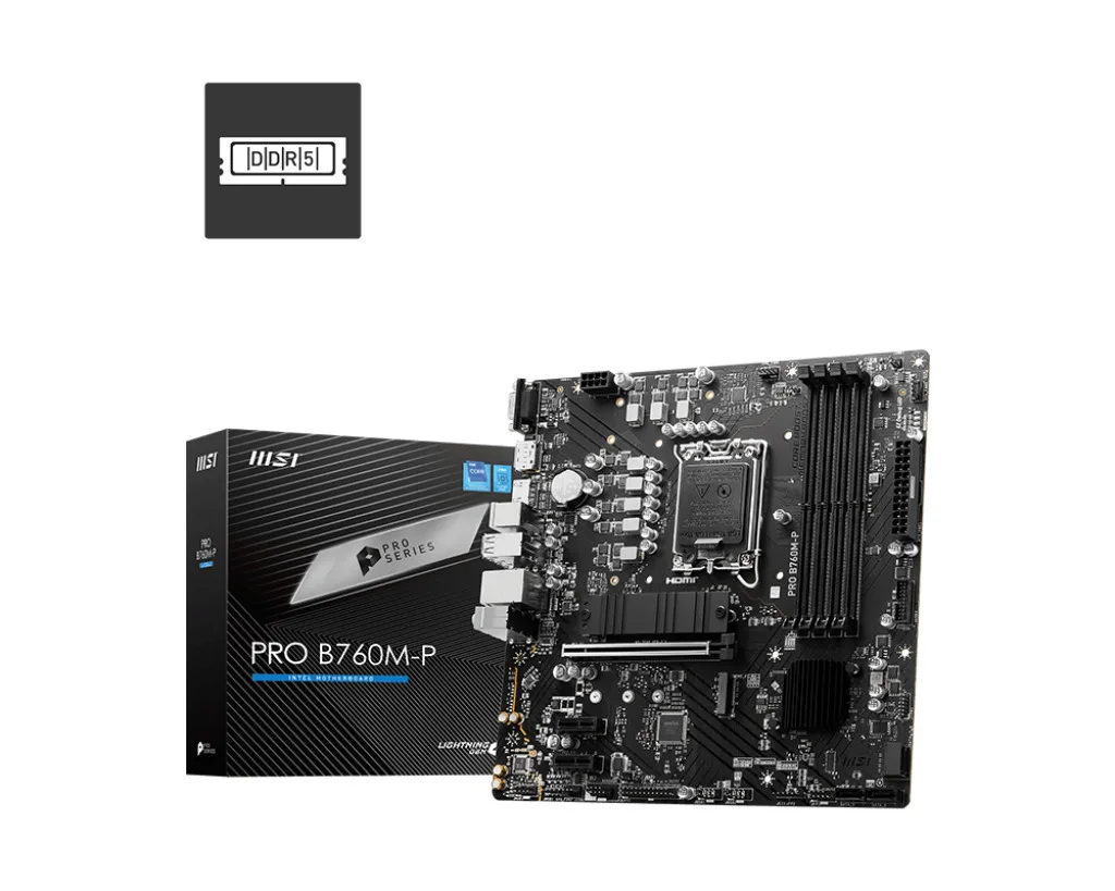 20230612130917_msi_pro_b760m_p_motherboard_micro_atx_me_intel_1700_socket MSI Pro B760M-P Motherboard Micro ATX με Intel 1700 Socket 7E02-009R - Image 1