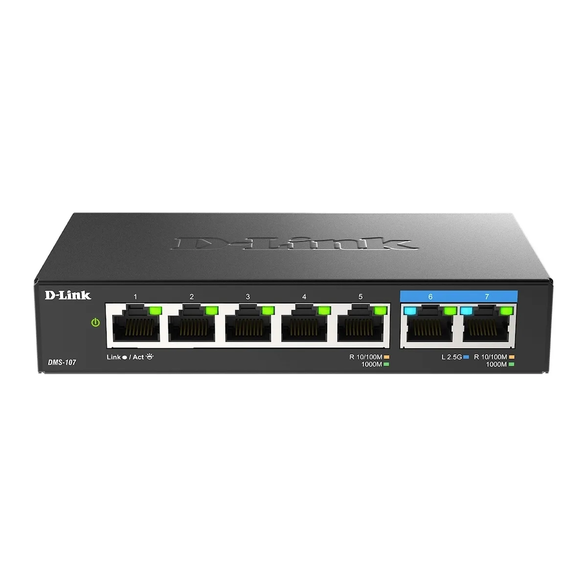 D-Link DMS-107 Unmanaged L2 Switch με 7 Θύρες Ethernet - Image 1
