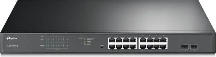 TP-LINK TL-SG1218MPE v5 Managed L2 PoE+ Switch με 16 Θύρες Gigabit (1Gbps) Ethernet και 2 SFP Θύρες - Image 1