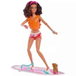 Barbie Beach Surfer Κούκλα για 3+ Ετών 29εκ. (Διάφορα Σχέδια) 1τμχ HPL69