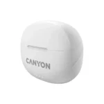Canyon TWS-8 In-ear Bluetooth Handsfree Ακουστικά με Θήκη Φόρτισης Λευκά