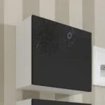 Ντουλάπι Τοίχου Vigo Μαύρο 50x30x50εκ.