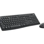 Logitech MK295 Silent Ασύρματο Σετ Πληκτρολόγιο & Ποντίκι Αγγλικό US Γκρι