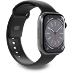 Puro Icon Λουράκι Σιλικόνης Μαύρο (Apple Watch Ultra 49mm)