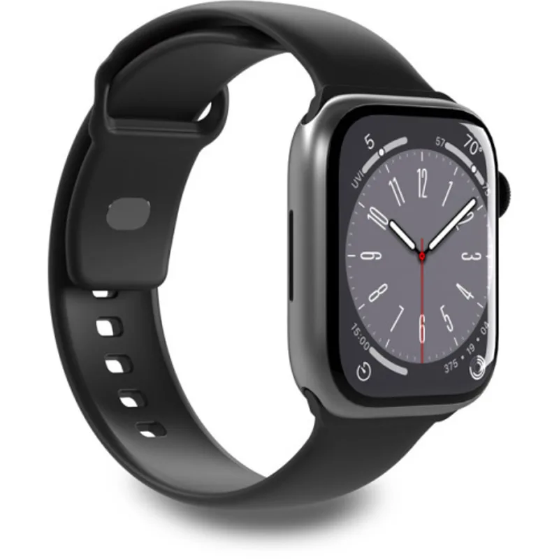 20230619122827_puro_icon_louraki_silikonis_mayro_apple_watch_ultra_49mm Puro Icon Λουράκι Σιλικόνης Μαύρο (Apple Watch Ultra 49mm) - Image 1