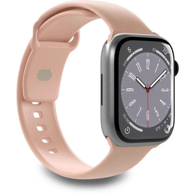 20230619122827_puro_icon_louraki_silikonis_roz_apple_watch_38_40_41mm Puro Icon Λουράκι Σιλικόνης Ροζ (Apple Watch 38/40/41mm) - Image 1