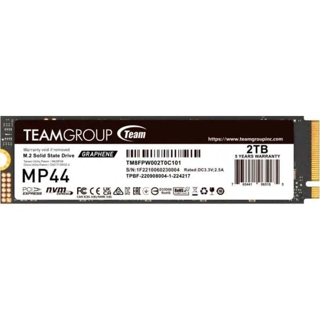 20230620160047_teamgroup_mp44_graphene_ssd_2tb_m_2_nvme_pci_express_4_0_tm8fpw002t0c101 TeamGroup MP44 Graphene SSD 2TB τύπου M.2 με σύνδεση PCI Express 4.0 (PS5 Compatible) TM8FPW002T0C101 - Image 1