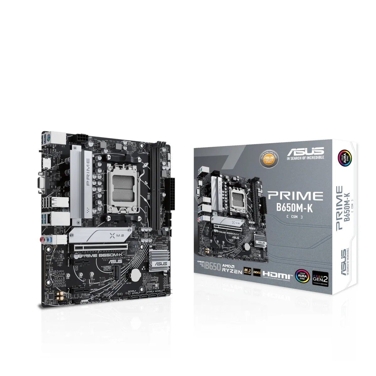 Asus Prime B650M-K Motherboard Micro ATX με AMD AM5 Socket 90MB1F60-M0EAY0 - Image 1