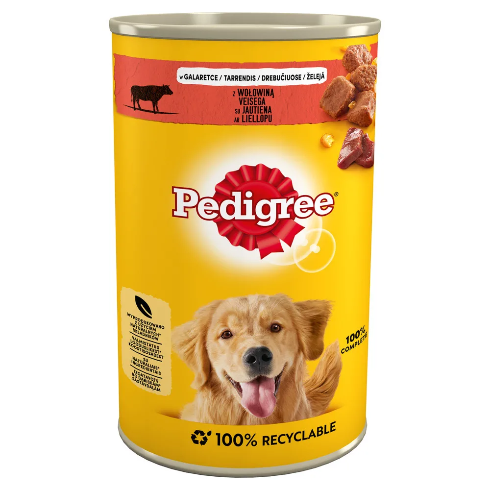 20230622105145_2bb0ba10 Pedigree Υγρή Τροφή Σκύλων σε Κονσέρβα με Βοδινό 1200gr - Image 1