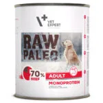 VetExpert Raw Paleo Υγρή Τροφή Σκύλων σε Κονσέρβα με Βοδινό χωρίς Σιτηρά & Γλουτένη 400gr A52-1611D2740 1611D2740