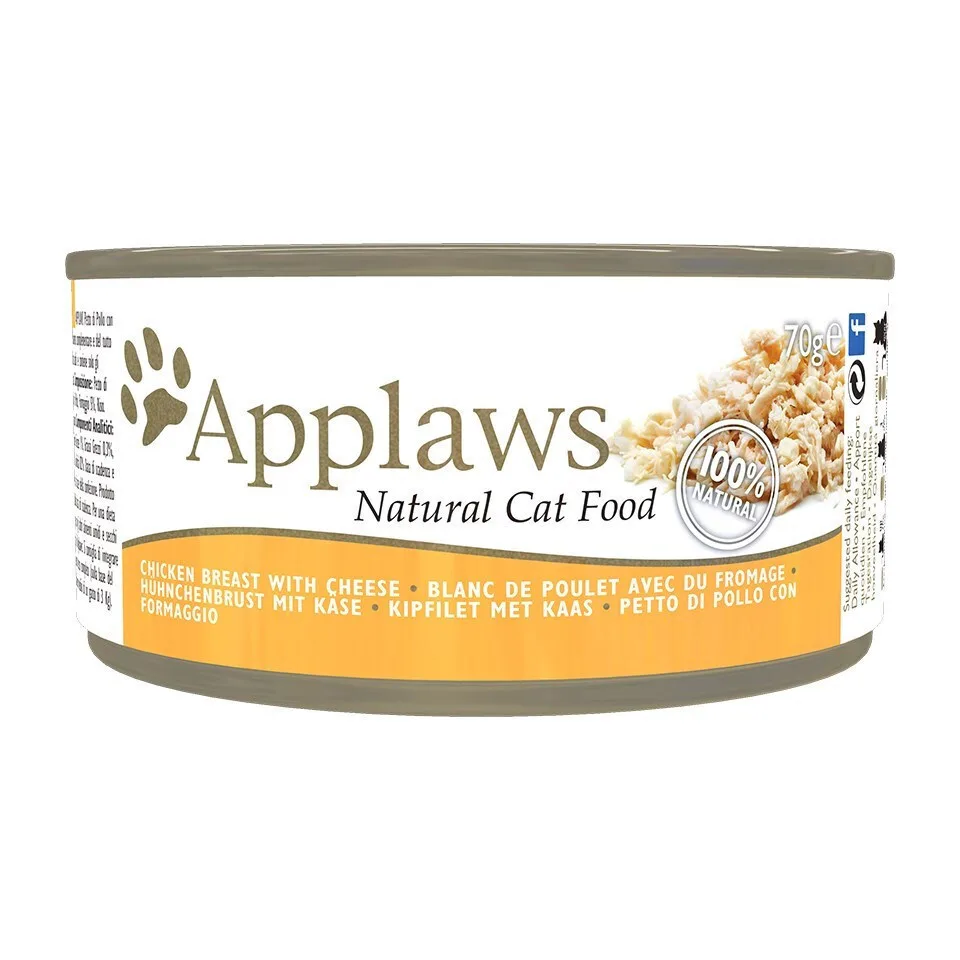 20230622160600_9562a2ee Applaws Natural Cat Food Υγρή Τροφή για Ενήλικες Γάτες σε Κονσέρβα με Κοτόπουλο 70gr - Image 1