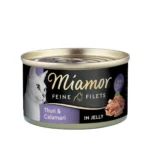 Miamor Feine Filets Jelly Υγρή Τροφή για Ενήλικες Γάτες σε Κονσέρβα με Καλαμάρι και Τόνο 100gr