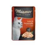 Miamor Feine Filets Jelly Υγρή Τροφή για Ενήλικες Γάτες σε Φακελάκι με Κοτόπουλο 100gr