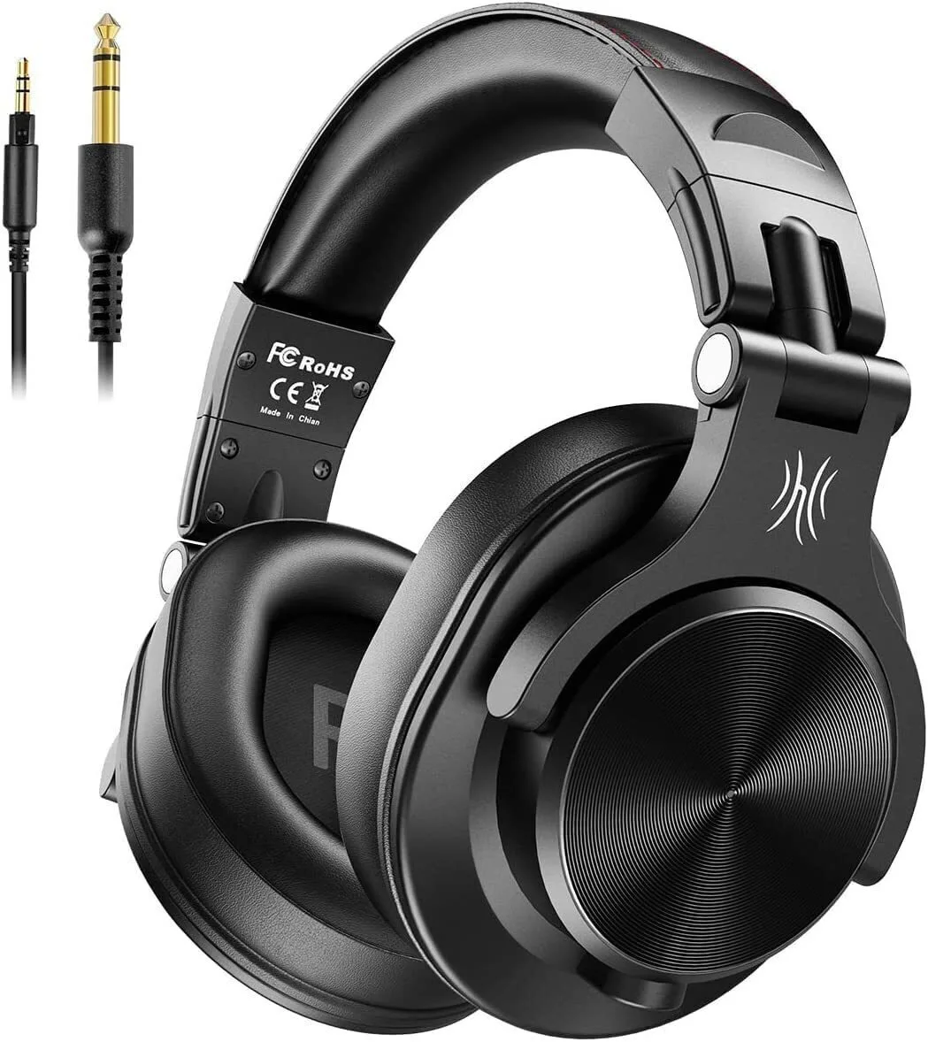 20230626142921_oneodio_a71_ensyrmata_over_ear_dj_akoustika_mayra OneOdio A71 Ενσύρματα Over Ear Ακουστικά με Ραδιόφωνο Μαύρα - Image 1