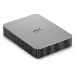 Lacie Mobile Drive USB 3.2 / USB-C Εξωτερικός HDD 4TB 2.5" Moon Silver