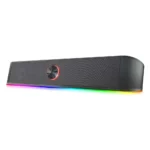Redragon GS560 Adiemus Ηχεία Υπολογιστή 2.0 με RGB Φωτισμό και Ισχύ 6W σε Μαύρο Χρώμα