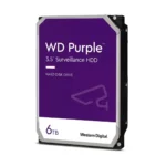Western Digital Purple 6TB HDD Σκληρός Δίσκος 3.5" SATA III 5400rpm με 256MB Cache για Καταγραφικό WD64PURZ