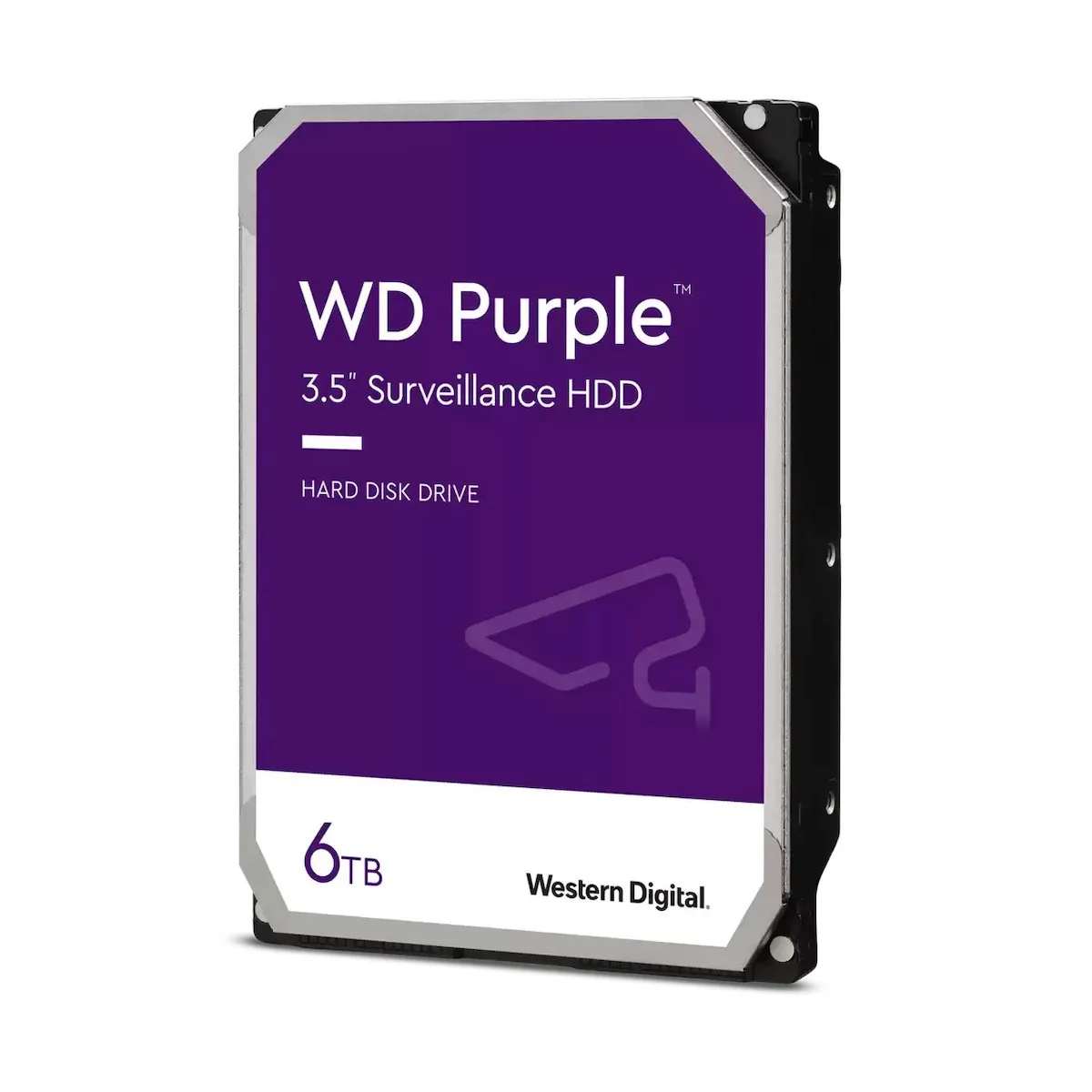 Western Digital Purple 6TB HDD Σκληρός Δίσκος 3.5" SATA III 5400rpm με 256MB Cache για Καταγραφικό WD64PURZ - Image 1
