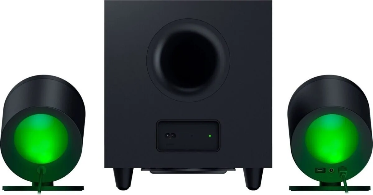 20230629174617_d936f678 Razer Nommo V2 Ασύρματα Ηχεία Υπολογιστή 2.1 με RGB Φωτισμό και Bluetooth Ισχύος 300W Μαύρα - Image 1