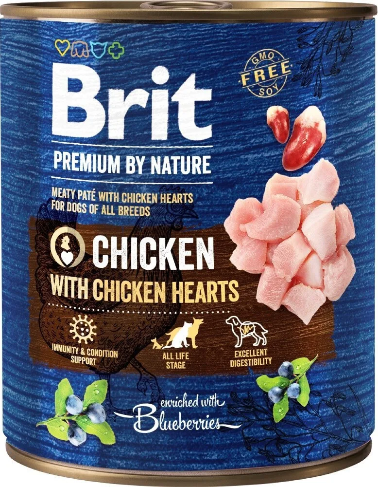 20230703171727_brit_lichoudies_snak_me_kotopoulo_gia_gata_800gr Brit Premium by Nature Υγρή Τροφή Σκύλων σε Κονσέρβα με Κοτόπουλο χωρίς Σιτηρά & Γλουτένη 800gr 104-100953 - Image 1