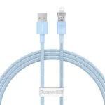 Baseus Explorer Braided USB-A to Lightning Cable 20W Μπλε 1m (CATS010003)