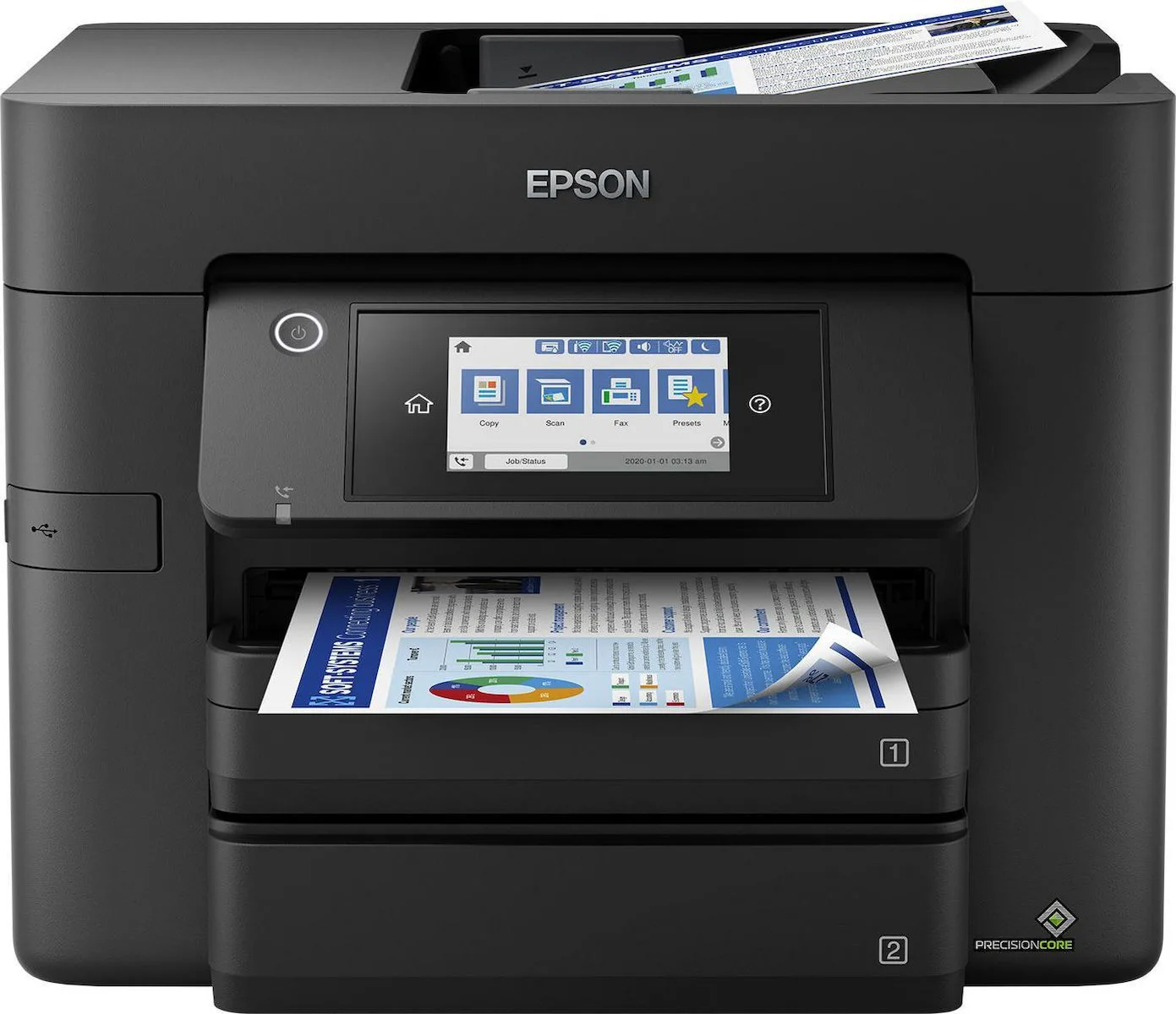 Epson WorkForce Pro WF-4830DTWF Έγχρωμο Πολυμηχάνημα Inkjet με WiFi και Mobile Print - Image 1