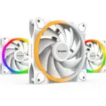 Be Quiet Light Wings High Speed Case Fan 120mm με ARGB Φωτισμό και Σύνδεση 4-Pin PWM 3τμχ Λευκό