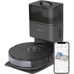 Roborock S8+ Σκούπα Ρομπότ για Σκούπισμα & Σφουγγάρισμα με Χαρτογράφηση και Wi-Fi Μαύρη
