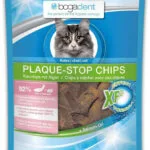 Bogacare Plaque Stop Chips Ψάρι Συμπλήρωμα Διατροφής Γάτας Λιχουδιά για Οδοντική Φροντίδα 50gr UBO-0765