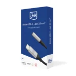 3MK Μετατροπέας USB-C male σε 3.5mm female 1τμχ