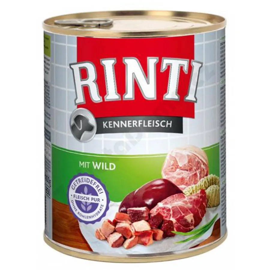 20230713112920_rinti_ygri_trofi_skylou_me_kynigi_choris_sitira_se_konserva_400gr_910547 Rinti Υγρή Τροφή Σκύλων σε Κονσέρβα με Κυνήγι χωρίς Σιτηρά 400gr 910547 Kennerfleisch - Image 1