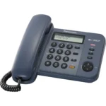 Panasonic KX-TS580 Ενσύρματο Τηλέφωνο Γραφείου Navy Μπλε KX-TS580GC
