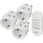 Brennenstuhl Comfort-Line Μονόπριζο με Τηλεχειριστήριο και Καλώδιο 25m 3τμχ 1507070