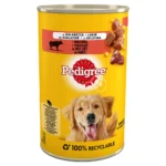 Pedigree Υγρή Τροφή Σκύλων σε Κονσέρβα με Βοδινό 400gr