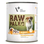 VetExpert Raw Paleo Υγρή Τροφή για Κουτάβια σε Κονσέρβα με Γαλοπούλα χωρίς Σιτηρά & Γλουτένη 400gr A52-1611D2726