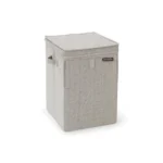 Brabantia 120428 Καλάθι Απλύτων Υφασμάτινο με Καπάκι 37x32x44.5cm Γκρι