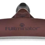 FURminator Χτένα Small για Μακρύτριχους Σκύλους με Ξυράφι για Καθαρισμό Τριχώματος Μωβ 314541
