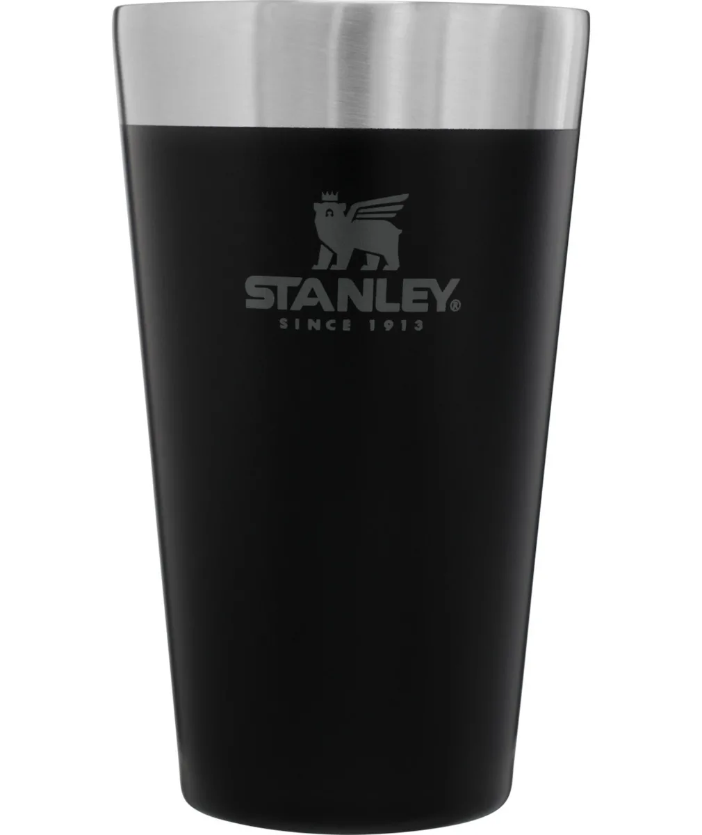 Stanley Adventure Stacking Vacuum Pint Ποτήρι Θερμός Ανοξείδωτο BPA Free 470ml Μαύρο 10-02282-058 - Image 1