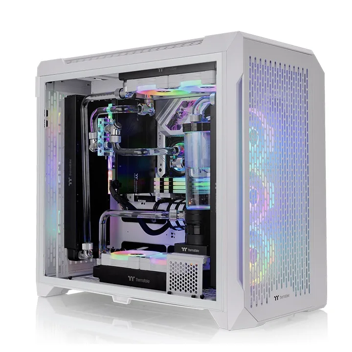 Thermaltake CTE C750 Air Snow Gaming Full Tower Κουτί Υπολογιστή με Πλαϊνό Παράθυρο και RGB Φωτισμό Λευκό - Image 1