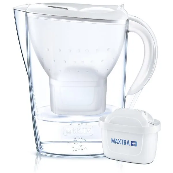 20230725144902_brita_marella_kanata_servirismatos_gyalini_me_filtro_2400ml Brita Marella Κανάτα Σερβιρίσματος Πλαστική White με 1 Ανταλλακτικό Φίλτρο 2400ml - Image 1