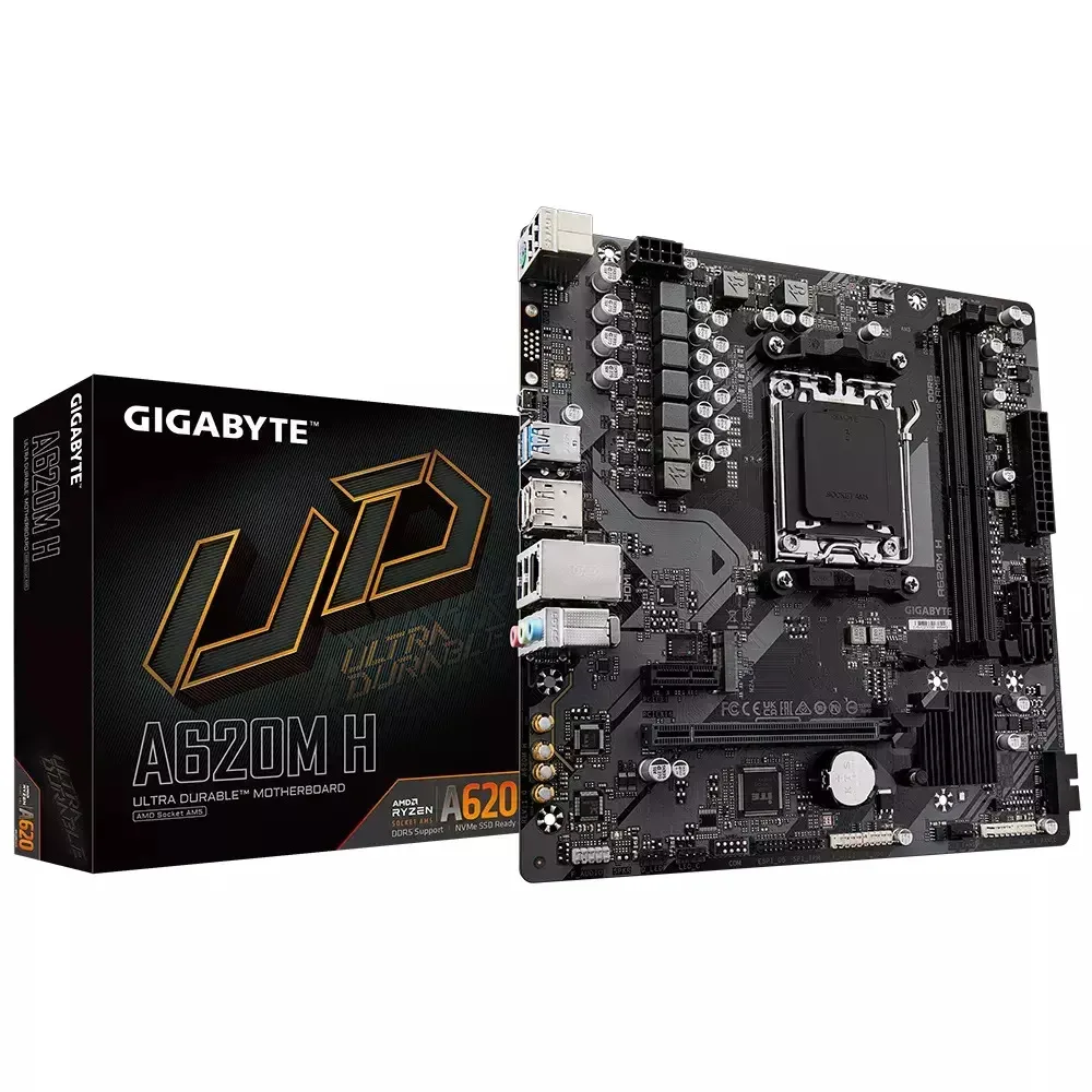 Gigabyte A620M H rev. 1.0 Motherboard Micro ATX με AMD AM5 Socket - Image 1