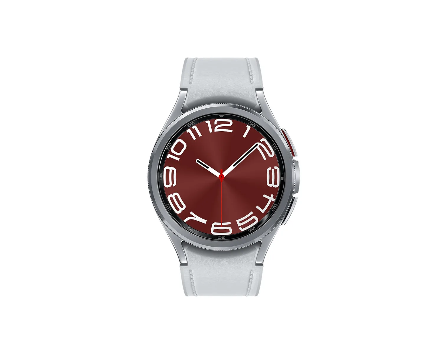 Samsung Galaxy Watch6 Classic LTE Stainless Steel 43mm Αδιάβροχο με eSIM και Παλμογράφο (Ασημί) - Image 1