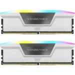 Corsair Vengeance RGB DDR5 32GB RAM με 2x16GB Modules και Ταχύτητα 6400 για Desktop CMH32GX5M2B6400C36W
