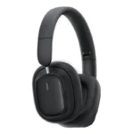Baseus Bowie H1i Ασύρματα / Ενσύρματα Over Ear Ακουστικά με 100 ώρες Λειτουργίας και Quick Charge Μαύρα