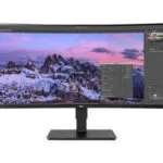 LG 35BN77CP-B Ultrawide VA HDR Curved Monitor 35" QHD 3440x1440 με Χρόνο Απόκρισης 5ms GTG