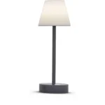 NewGarden Επιτραπέζιo Φωτιστικό LED Εξωτερικού Χώρου 9W με Φυσικό Λευκό Φως IP44 Γκρι LUMLLS030ANWLNW