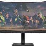 HP OMEN 34c Ultrawide VA HDR Curved Gaming Monitor 34" QHD 3440x1440 165Hz με Χρόνο Απόκρισης 1ms GTG